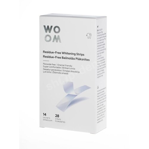 WOOM Whitening Strips Paski wybielające do zębów 28 sztuk 